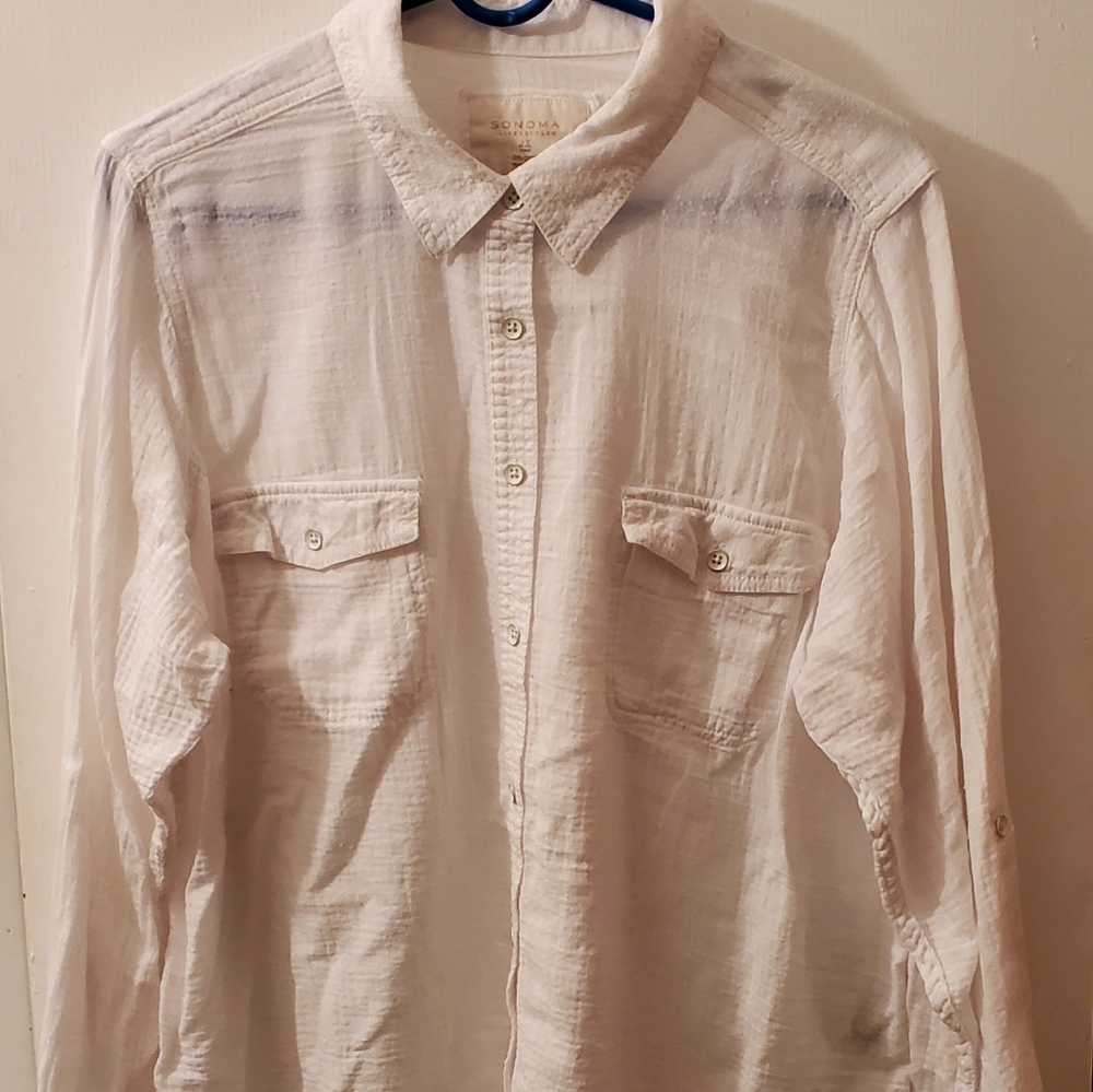 Sonoma Life & Styles 100% cotton blouse
